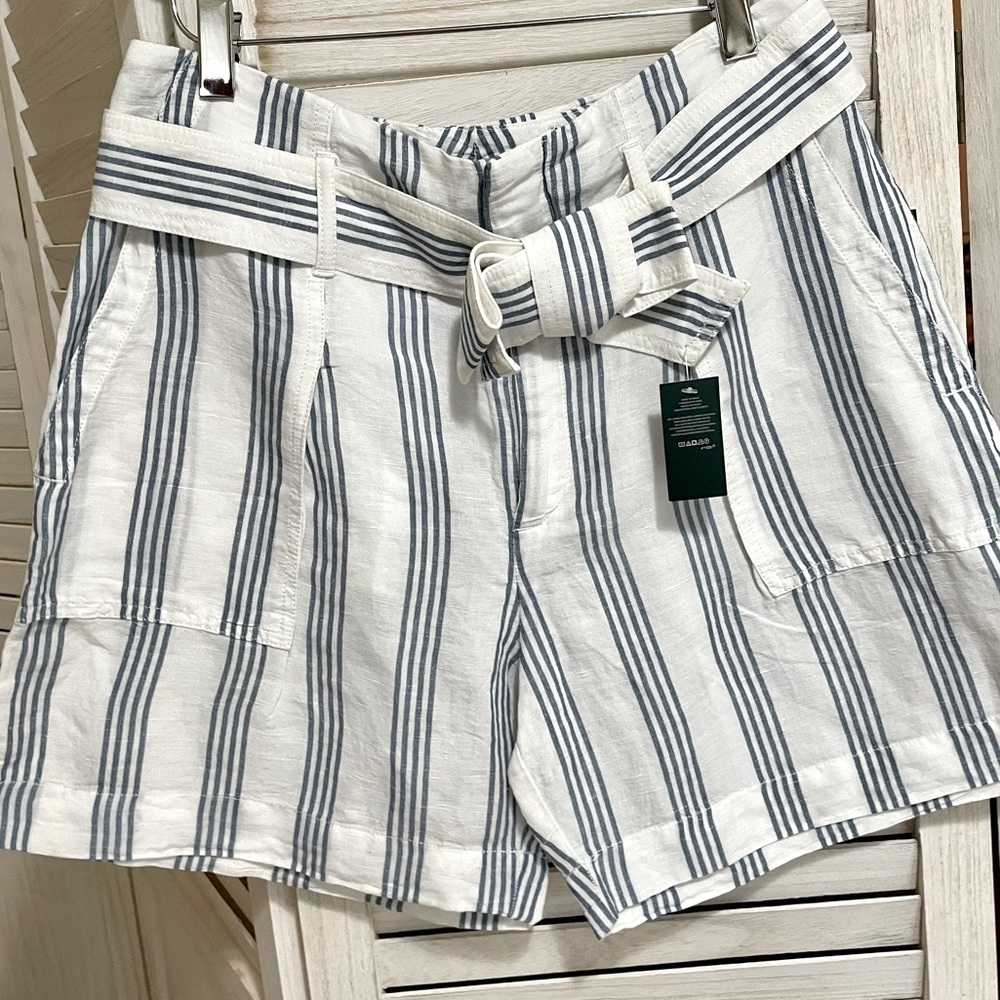 Ralph Lauren Pinstripe Linen/Cotton Short